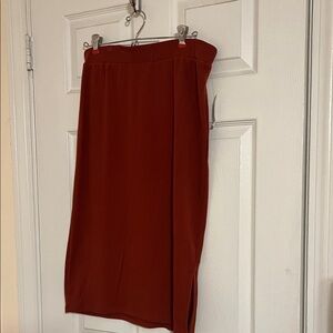 Old Navy Rust Midi Skirt